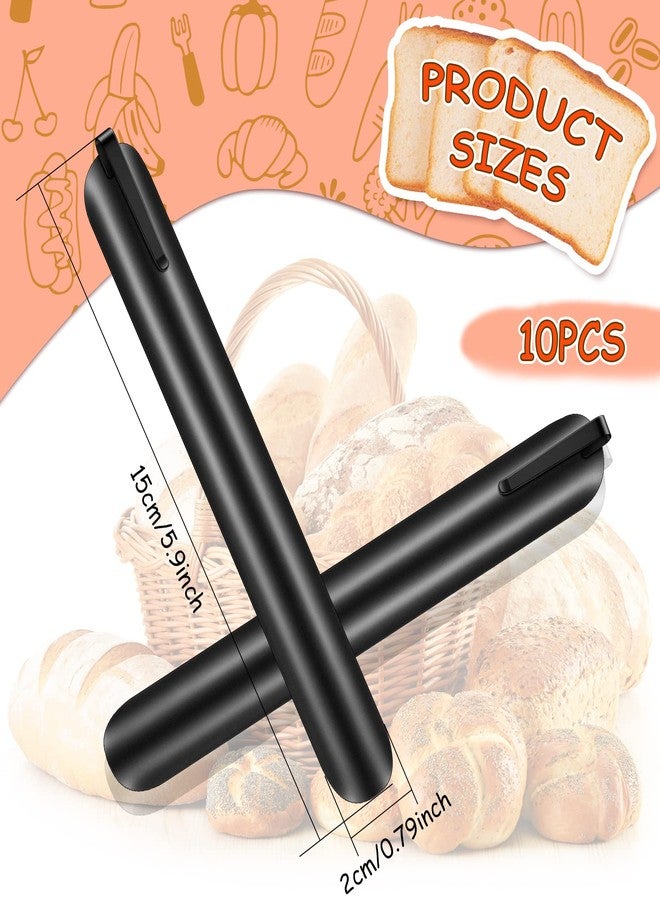 Chumia Crumbers for Servers, Table Crumb Sweepers Bread Cleaner Stainless Steel Table Crumbers for Tablecloth in Restaurants and Homes, Servers, Waiters, Waitresses Tool Accessories(Black,10) - Image 2